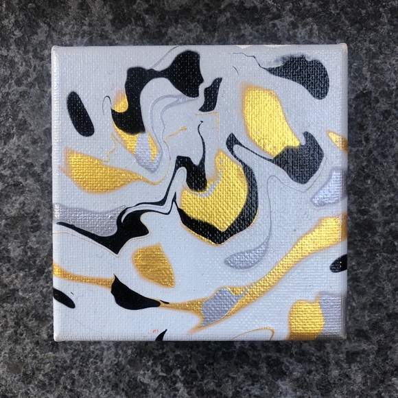 4” x 4” Acrylic Painting for Home Decor 🌊 - Picture 2 of 4